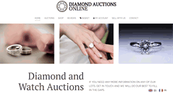 Desktop Screenshot of diamondauctionsonline.com