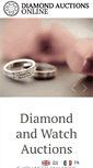 Mobile Screenshot of diamondauctionsonline.com